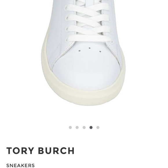 Tory Burch White Minimalist Sneakers - Picture 4 of 7